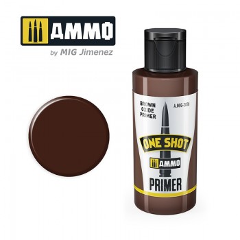 Ammo Mig Jimenez 2026 One Shot Primer Brown Oxide Jar 60 ml