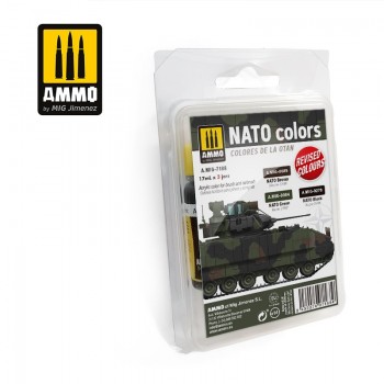 Ammo Mig Jimenez 7188 Nato Colors Set 3 Jars 17 ml