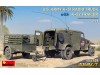 Miniart 35418 U.S. Army K-51 Radio Truck w/ K-52 Trailer 1:35