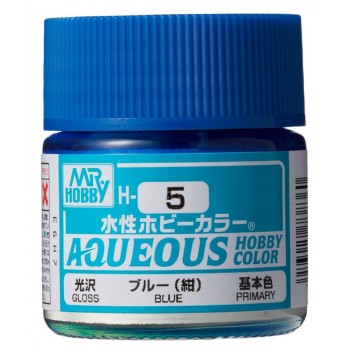 Mr Hobby H-005 Aqueous Hobby Colors blauw 10 ml Mr Hobby H-005 Aqueous Hobby Colors blauw 10 ml