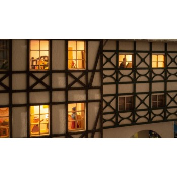 Noch Scenery 51250 micro-kamers LED gebouwverlichtingsset H0 Noch Scenery 51250 micro-kamers LED gebouwverlichtingsset H0