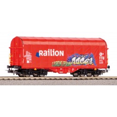 Piko 58981 schuifwandwagon Railion NS met Graffiti