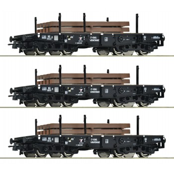 Roco 6600016 3-tlg. Set: Schwerlastwagen NS