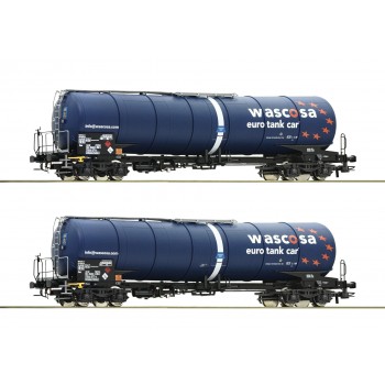 Roco 76027 2-tlg. Set: Kesselwagen Wascosa
