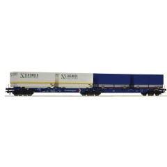 Roco 76633 Container-Doppeltragwagen Kombiwaggon Schenker