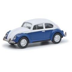 Schuco 26706 VW Kever blauw/wit 1:87 Schuco 26706 VW Kever blauw/wit 1:87