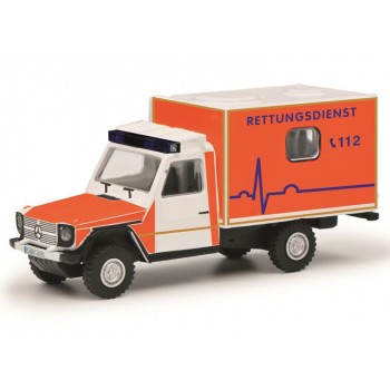 Schuco 26743 MHI Mercedes Benz G Rettungsdienst 1:87 Schuco 26743 MHI Mercedes Benz G Rettungsdienst 1:87