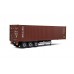 Solido 2400501 Container oplegger zwart met 40 Ft Highcubecontainer "Triton" 1:24