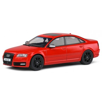 Solido 4313304 Audi S8 D3 rood/zwart 1:43 Solido 4313304 Audi S8 D3 rood/zwart 1:43