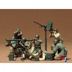 Tamiya 135086 US Gun + Mortar Team(8) 1 1:35