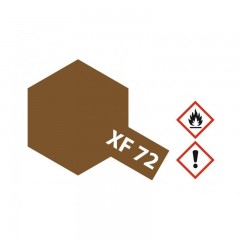 Tamiya 81772 XF-72 bruin mat 10ml