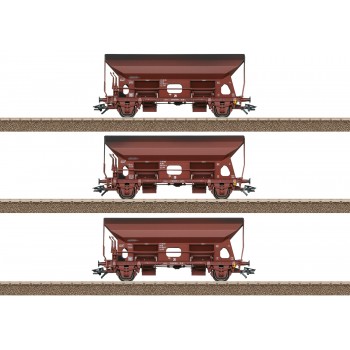 Trix 24123 Selbstentladewagen-Set Bauart Fcs "DR/DDR" Trix 24123 Selbstentladewagen-Set Bauart Fcs "DR/DDR"