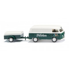 Wiking 030005 VW T2 Kastenwagen mit Anhänger "Pülleken"