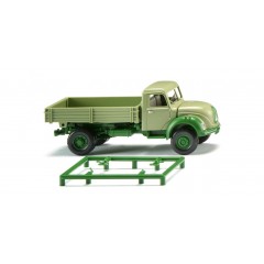 Wiking 042496 Pritschenkipper (Magirus) - hellgrün 1:87