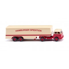 Wiking 051329 Koffersattelzug (MAN Pausbacke) Hamburger Spedition 1:87