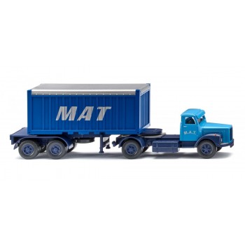 Wiking 052604 Containersattelzug 20' (Scania) "M.A.T." 1:87