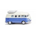 Wiking 079733 VW T1 Campingbus - perlweiß/blau