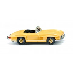 Wiking 083409 MB 300 SL Roadster geel 1:87