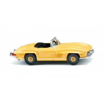 Wiking 083409 MB 300 SL Roadster geel 1:87
