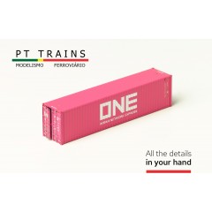 PT Trains 840030.1 Container 40ft Highcube "ONE" (ONEU0189122) H0