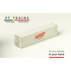 PT Trains 840404.1 Container 40 ft Highcube "NSR" (XSLU1512406) H0