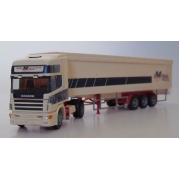 AWM 53051 Scania 4 Topline M Trex IJmuiden Holland met walkingfloor