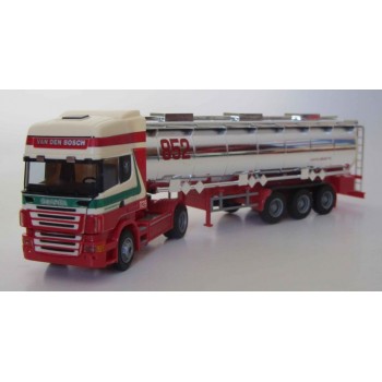 AWM 53090 Scania R topline Van Den bosch met tankoplegger