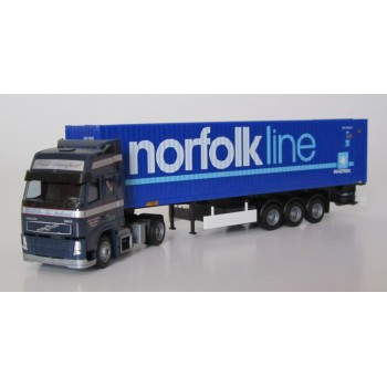 AWM 53142 Volvo FH XL Troost Transport met 45ft container Norfolkline"