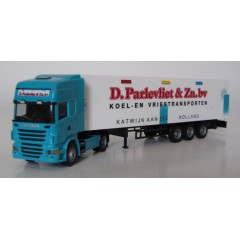 AWM 53160 Scania R Topline D. Parlevliet & Zn. BV met koeloplegger"