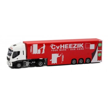 AWM 53756 Iveco Highway dubbeldeks trailer "Heezik"