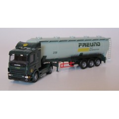 AWM 70975 Scania 4 Highline Freund met silo semi"