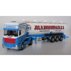 AWM 71896 Scania R Topline  Jos.H.Brouwer&ZN.B.V Nieuwegein met tank semi"
