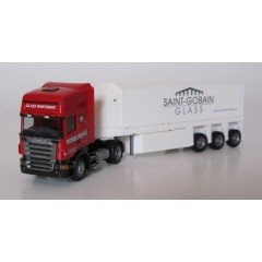 AWM 73672 Scania R Topline Nicolas-Jacquet met glastrailer"