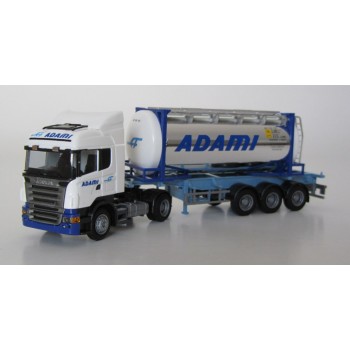 AWM 73803 Scania R Highline Adami met swapcontainer"