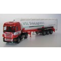AWM 73833 Scania R Highline VSL Silo logistics met silo semi