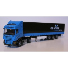 AWM 73845 Scania R Highline De Vries Transport Group Veendam met oplegger"