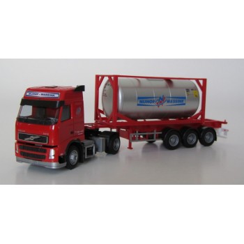 AWM 73882 Volvo FH 12 Nijhof Wassink met 20ft tankcontainer"