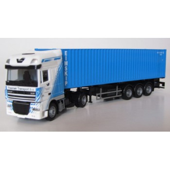 AWM 74048 DAF XF 105 SSC Peeman Transport Middelharnis met 40 ft container