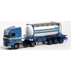AWM 74108 DAF XF105 SC met 20ft. van-Hool-Tankcontainer "Gameren"