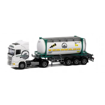 AWM 74934 Scania Highline 24 FT tankcontainer "Verbeken" Transport