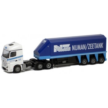 AWM 75099 Mercedes Actros StreamSpace 2 Glastransporter " Nijman / Zeetank" (NL)