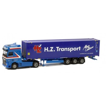 AWM 75321 DAF XF Euro 6  45ft. HighCube container "H.Z.Transport"