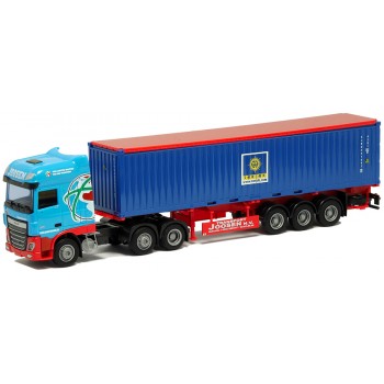 AWM 75322 DAF XF Euro 6 SSC svsp. 40ft. open top ContAufl. Joosen Transport "Sarjak" AWM 75322 DAF XF Euro 6 SSC svsp. 40ft. open top ContAufl. Joosen Transport "Sarjak"