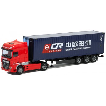 AWM 75330 Daf XF Euro 6 "Waberer /  China Railway Express" HO 1;87