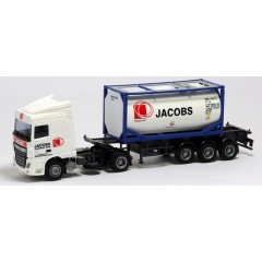AWM 75341 DAF XF Euro 6 20ft. TankContainer  Jacobs Transport