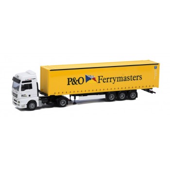 AWM 808931 MAN TGX XXL 45ft. Open Side Container "P&O Ferrymasters"