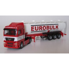 AWM 817601 MAN TGX XLX Eurobulk met silo semi"