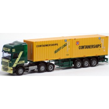 AWM 849721 Scania R Topline Koolwijk "Containerships" 2x20ft. Container 