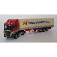 AWM 852301 Scania R Highline Arcese met oplegger Multipli"