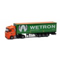 AWM 859961 Mercedes Actros GigaSpace  45ft HC Pallet Wide Curtain Side container "Wetron"